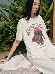 Women's Loose-Fit Graphic T-Shirt