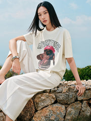 Women's Loose-Fit Graphic T-Shirt