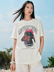 Women's Loose-Fit Graphic T-Shirt