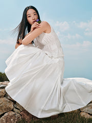 Women's Lyocell Tencel A-line skirt