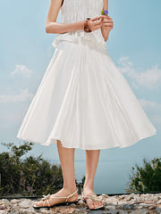 Women's Lyocell Tencel A-line skirt