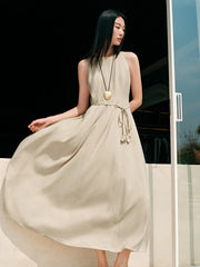 Women's Minimal Sleeveless Maxi Dress