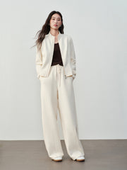 Women's Casual Sporty Solid Curved-Leg Pants