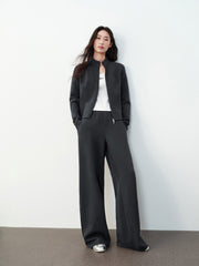 Women's Casual Sporty Solid Curved-Leg Pants