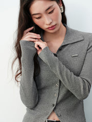 Women's Minimalist Slimming Knit Cardigan