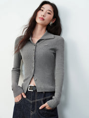 Women's Minimalist Slimming Knit Cardigan