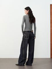 Women's Minimalist Slimming Knit Cardigan
