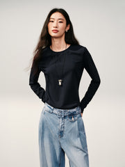 Women's Minimalist Slimming Antibacterial T-Shirt