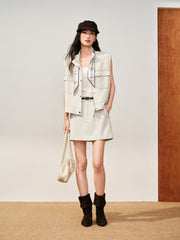 Women's Cargo Vest & Mini Skirt Set
