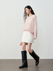 Women's Casual Gradient Letter-Print Cover-Up