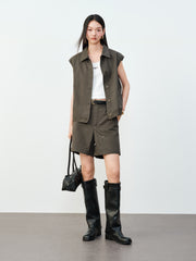 Women's Casual Cargo-Style Shorts