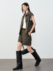 Women's Casual Cargo-Style Shorts