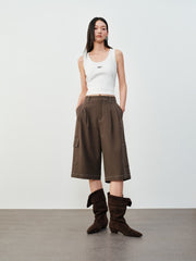 Women's Casual Lyocell Bermuda Shorts