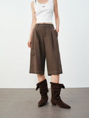 Women's Casual Lyocell Bermuda Shorts