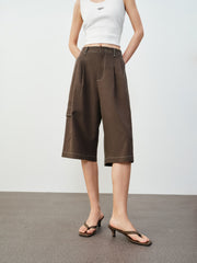 Women's Casual Lyocell Bermuda Shorts