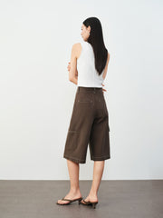 Women's Casual Lyocell Bermuda Shorts
