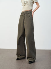 Women's Casual Wide-Leg Straight Jeans