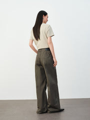 Women's Casual Wide-Leg Straight Jeans