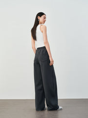 Women's Casual Sporty Solid Curved-Leg Pants