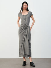 Women's Commuter Tencel Waist-Tie Dress