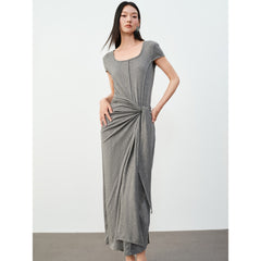 Women's Commuter Tencel Waist-Tie Dress