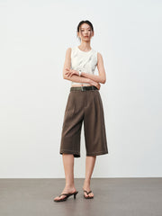 Women's Casual Lyocell Bermuda Shorts