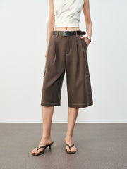 Women's Casual Lyocell Bermuda Shorts