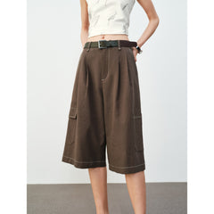 Women's Casual Lyocell Bermuda Shorts