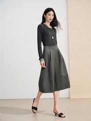 Women's Commuter Cocoon High-Waist Tulip Skirt