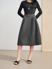 Women's Commuter Cocoon High-Waist Tulip Skirt