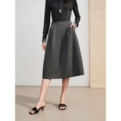 Women's Commuter Cocoon High-Waist Tulip Skirt