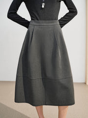 Women's Commuter Cocoon High-Waist Tulip Skirt