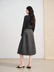 Women's Commuter Cocoon High-Waist Tulip Skirt