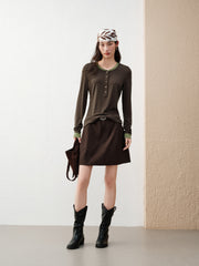 Women's Casual Lightweight Knit  T-Shirt