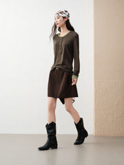 Women's Casual Lightweight Knit  T-Shirt