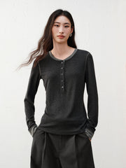 Women's Casual Lightweight Knit  T-Shirt
