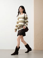 Women's  Casual  Vest and Pullover Two-Piece Set