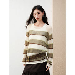 Women's  Casual  Vest and Pullover Two-Piece Set