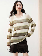 Women's  Casual  Vest and Pullover Two-Piece Set