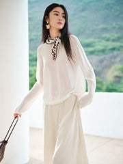 Women's Casual Breathable Seamless-Knit Top