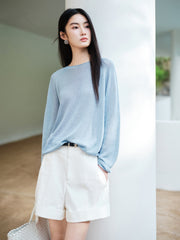 Women's Casual Breathable Seamless-Knit Top