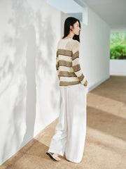 Women's  Casual  Vest and Pullover Two-Piece Set