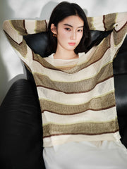 Women's  Casual  Vest and Pullover Two-Piece Set