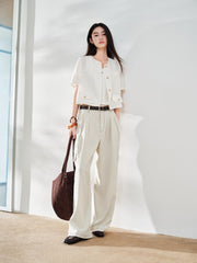 Women's Chanel-Style Short-Sleeve Cardigan