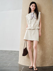 Women's Cargo Vest & Mini Skirt Set