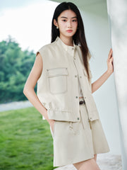 Women's Cargo Vest & Pants Set