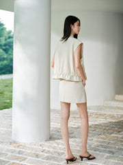 Women's Cargo High-Waisted A-Line Skirt