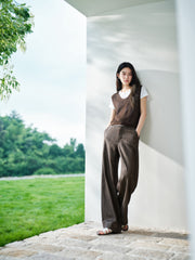 Women's Casual Detachable-Sleeve Knit Top
