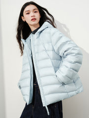 Women's Casual Lightweight Quilted Goose Down Jacket