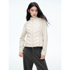 Women's Casual 90% Goose Down Light Quilted Down Jacket